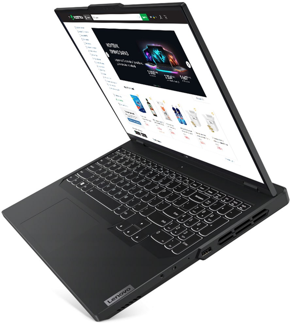 Ноутбук Lenovo Legion Pro 5 16IRX8 (82WK00D3PB) Onyx Grey - зображення 7