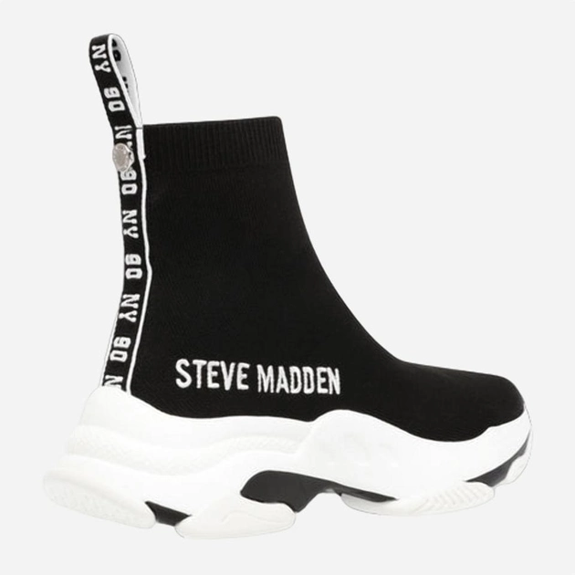 Жіночі снікери Steve Madden Master Sneaker SM11001442-001 40 25.4 см Чорні (8720236176165) - зображення 1