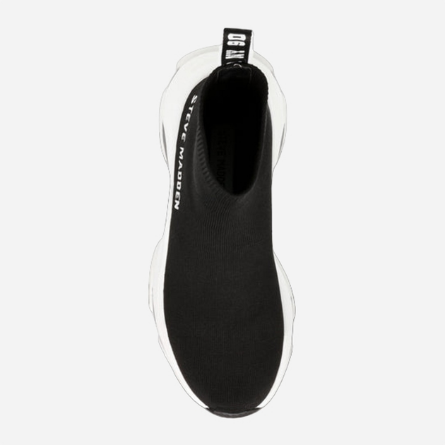 Sneakersy damskie wysokie Steve Madden Master Sneaker SM11001442-001 41 26.2 cm Czarne (8720236176172) - obraz 4