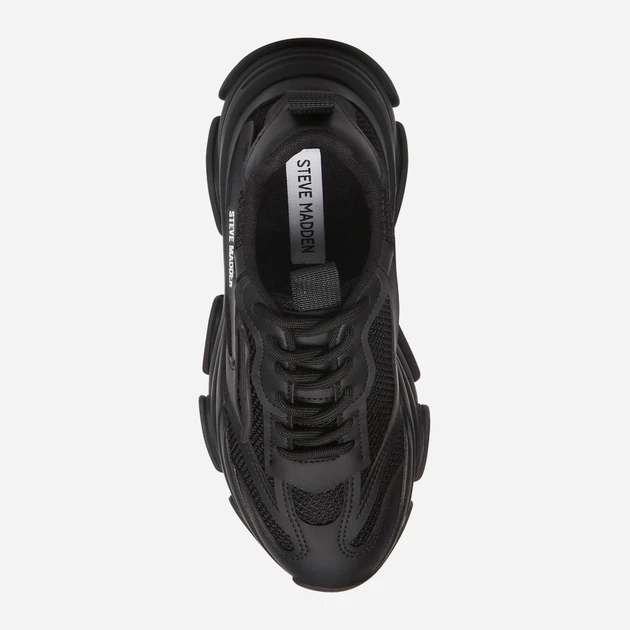 Sneakersy damskie na wysokiej platformie Steve Madden SM19000033-001 39 24.6 cm Czarne (8720857174007) - obraz 6