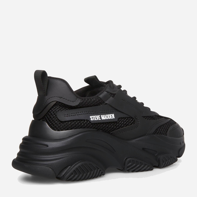 Sneakersy damskie na wysokiej platformie Steve Madden SM19000033-001 37 23 cm Czarne (8720857173987) - obraz 3