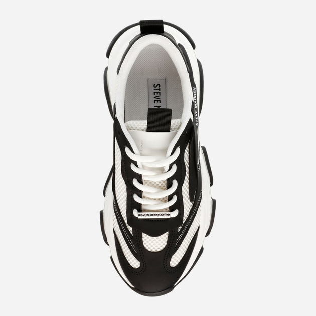 Sneakersy damskie na wysokiej platformie Steve Madden SM19000033-034 41 26.2 cm Czarny/Biały (8720857125702) - obraz 6