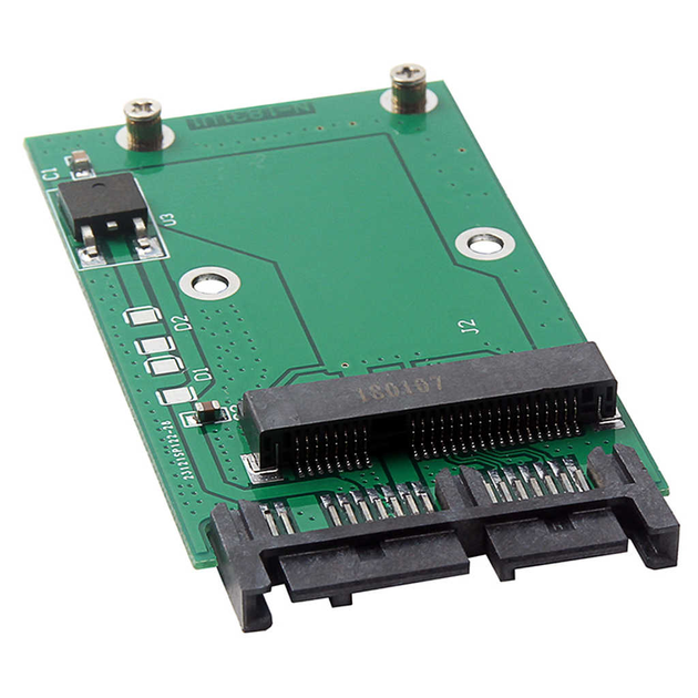 Переходник mSata mini Sata PCI-e SSD to Sata (58*45мм)