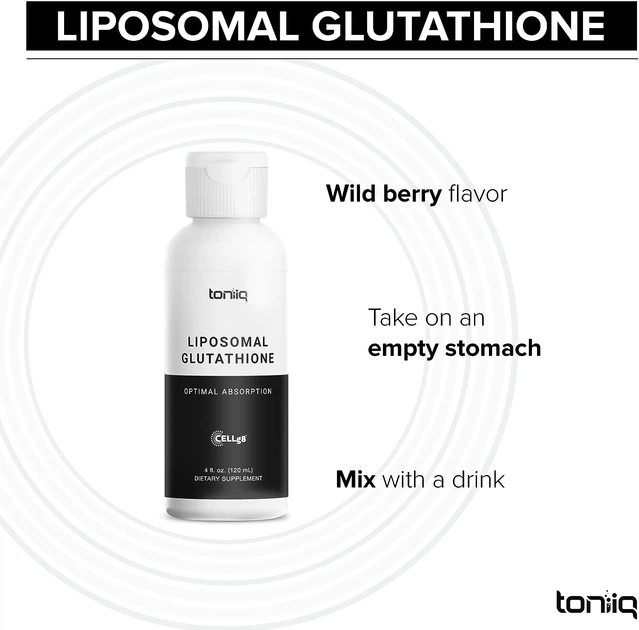 Toniiq Liquid Liposomal Glutathione 120   , ,    - ROZETKA  : Proteinlive