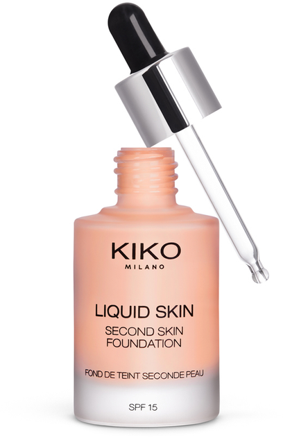 Podkład Kiko Milano Liquid Skin SPF 15 Warm Rose 30 z witaminą C 30 ml (8025272636940) - obraz 1