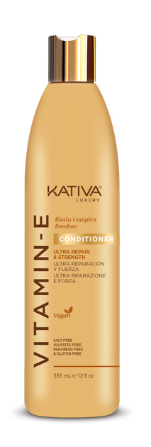 Balsam do włosów Kativa Vitamina e Biotina y Bamboo Conditioner 550 ml (7750075061491) - obraz 1
