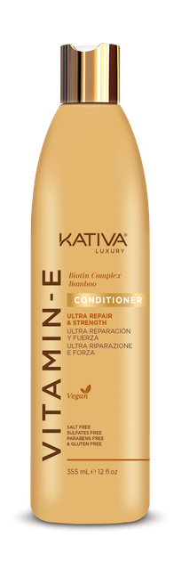 Бальзам для волосся Kativa Vitamin E Biotin Complex & Bamboo Conditioner 550 мл (7750075061491) - зображення 1