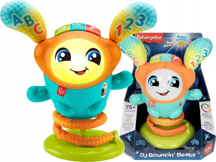 Zabawka interaktywna Fisher Price Taneczny DJ (0194735137916) - obraz 4