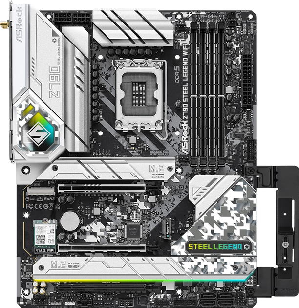 Płyta główna ASRock Z790 Steel Legend WiFi (s1700, Intel Z790, PCI-Ex16) - obraz 2