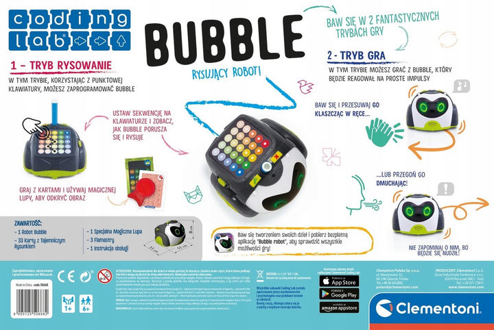 Інтерактивний робот Clementoni Bubble (8005125506682) - зображення 6