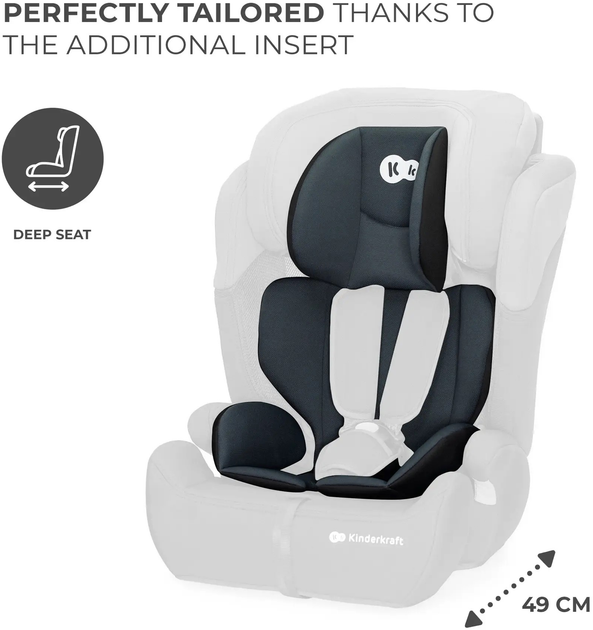 Автокресло KinderKraft Comfort Up i-Size Black (5902533923120) (KCCOUP02BLK0000) - изображение 11