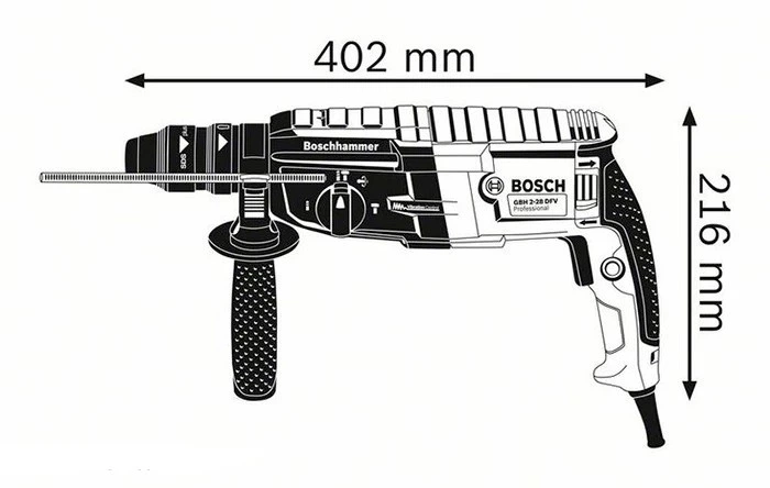 Перфоратор Bosch Professional GBH 2-28 F + БЗП + чемодан (0611267600) - Фото 2 Перфоратор Bosch Professional GBH 2-28 F + БЗП + чемодан (0611267600) - изображение 2