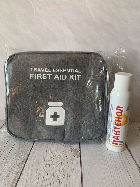 Набор Аптечка-органайзер сумка для медикаментов + Пантенол Крем-Пена Спрей 150г Flory Spray - изображение 2
