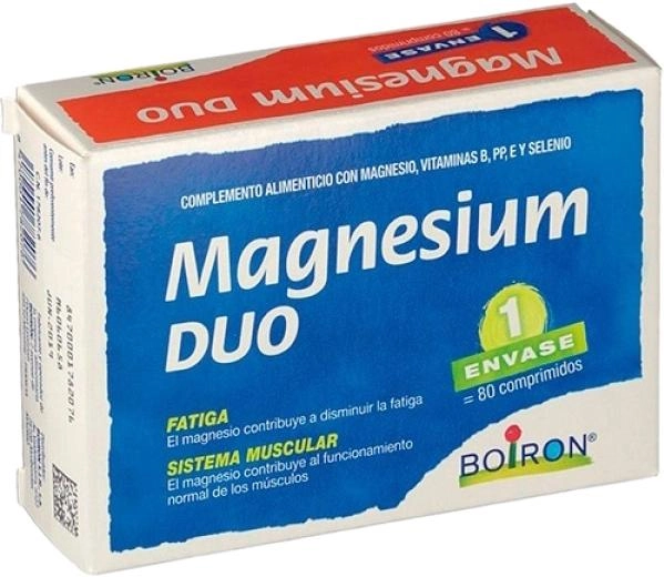 Suplement diety Boiron Magnesium Duo 80 tabletek (8470001782076) - obraz 1