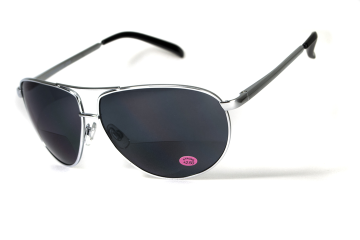 Бифокальные защитные очки Global Vision AVIATOR Bifocal gray (1АВИБИФ-Д2.5) - изображение 1