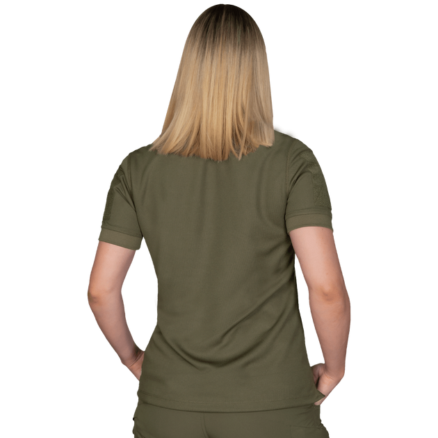 Поло футболка женская тактическая полевая универсальная для силовых структур Camotec 7161(XL) олива (SK-N7161(XL)S) - изображение 2