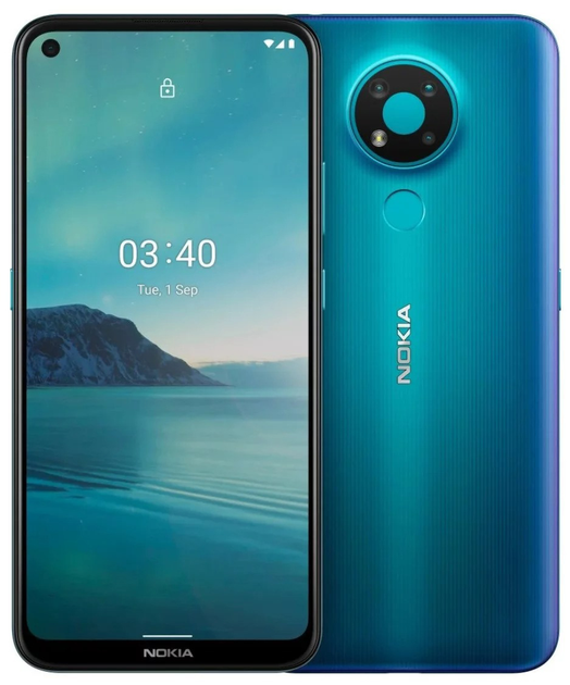 Smartfon Nokia 3.4 TA-1283 DualSim 3/64GB Blue (HQ5020KC87000) - obraz 1