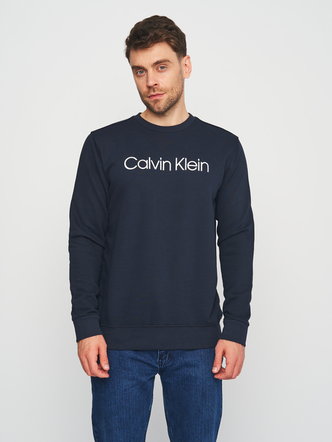 Акція на Світшот чоловічий Calvin Klein Jeans 11193.3 S Темно-синій від Rozetka