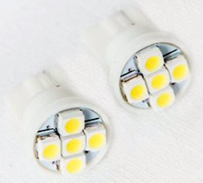 Автомобильные лампы Bottari LED T10W 5 SMD 12 В 5 Вт 2 шт ...