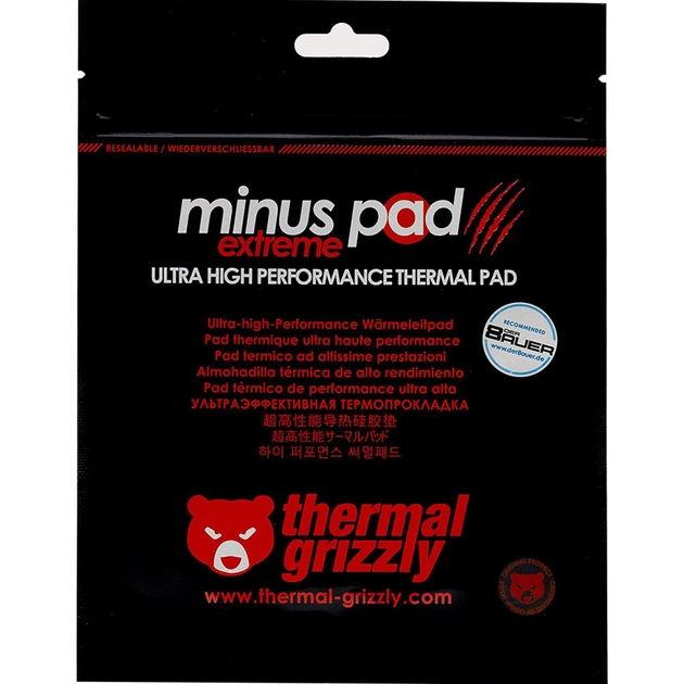 Thermal Grizzly Minus Pad 8   120 × 20 × 0,5 Mm, 2 Stück TG MP8 120 20 05 2R