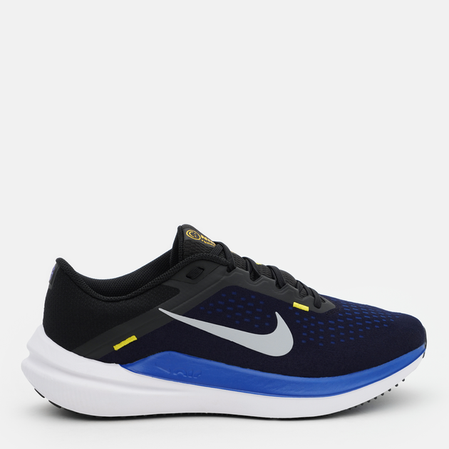 Акція на Чоловічі кросівки для бігу Nike Air Winflo 10 DV4022-005 45.5 (11.5US) 29.5 см Black/Wolf Grey-Racer Blue-High Voltage від Rozetka