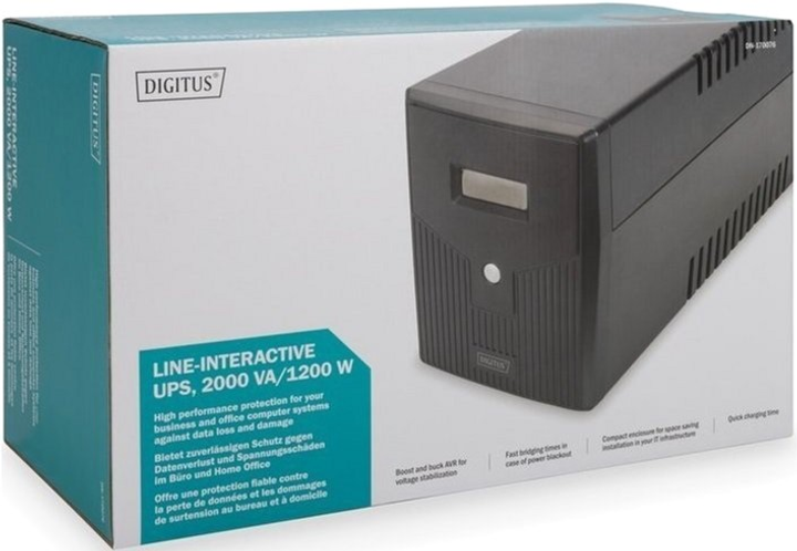 ИБП Digitus Line-Interactive 2000VA/1200W (DN-170076) - изображение 4