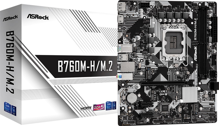 Płyta główna ASRock B760M-H/M.2 (s1700, Intel B760, PCI-Ex16) - obraz 5