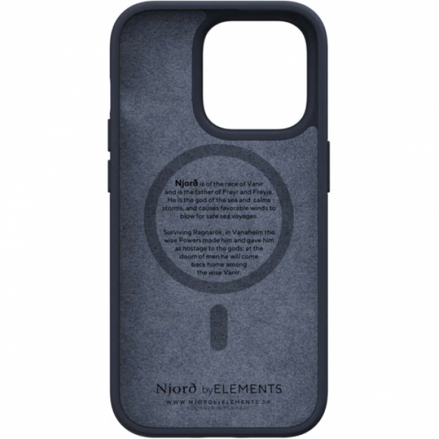 Чехол накладка Njord Salmon Leather MagSafe Case Black для iPhone 14 Pro Max (NA44SL00) - Фото 3 Чехол накладка Njord Salmon Leather MagSafe Case Black для iPhone 14 Pro Max (NA44SL00) - изображение 3