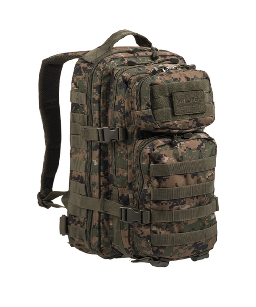 Рюкзак тактичний Mil-Tec 20Л Мультікам Темний Піксель US ASSAULT PACK SM DIGITAL W/L (14002071-20) - изображение 1