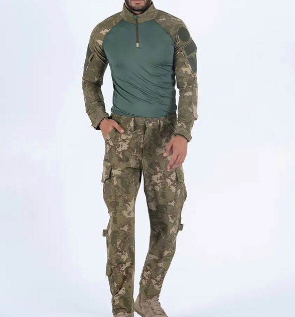Тактический мужской летний костюм рубашка и штаны Камуфляж XL (40894) Kali - изображение 1