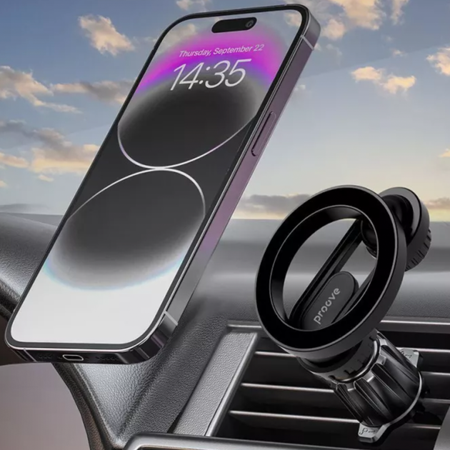 Автодержатель Proove Stealth Magnetic Air Outlet Car Mount, Black - изображение 4