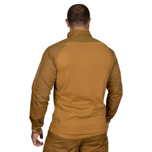 Рубашка боевая тактическая полевая износостойкая рубашка для силовых структур 7180(XXL) койот (OPT-30181) - изображение 2