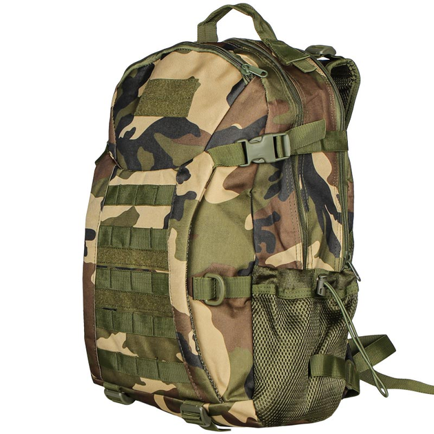Рюкзак тактичний зносостійкий польовий для силових структур AOKALI Y003 20-35L Camouflage Green (OPT-8311) - зображення 1