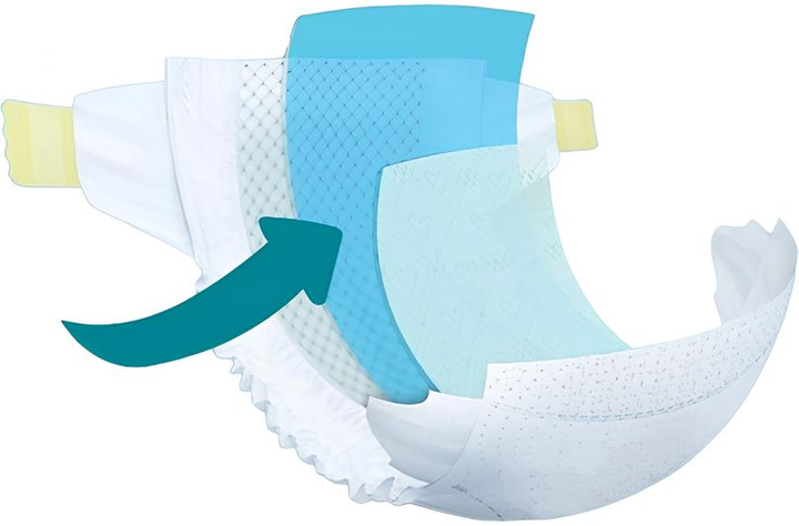 Підгузки Pampers Active Baby Розмір 1 (2-5 кг) 43 шт (8006540180853) - зображення 4