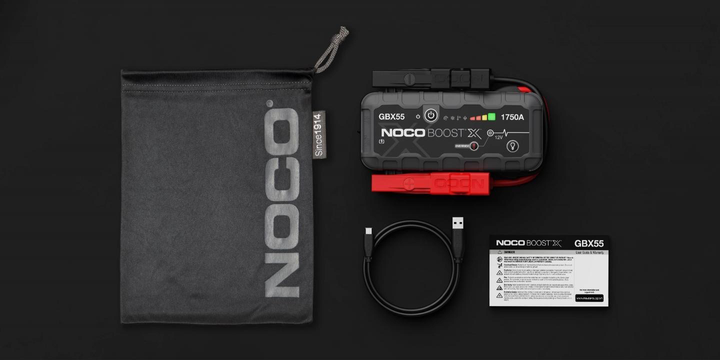 Пусковий пристрій Noco GBX55 Boost X 12V 1250A Jump Starter (1210000620071) - зображення 2