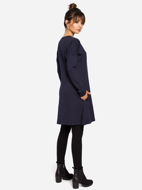 Плаття жіноче BeWear B042 86910 2XL-3XL Синє (5902041192094) - зображення 4