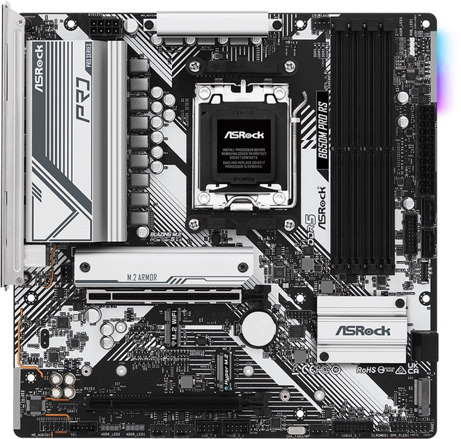 Płyta główna ASRock B650M Pro RS (AM5, AMD B650, PCI-Ex16) - obraz 1