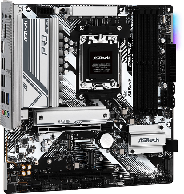 Płyta główna ASRock B650M Pro RS (AM5, AMD B650, PCI-Ex16) - obraz 2