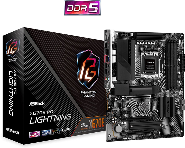Płyta główna ASRock X670E PG Lightning (AM5, AMD X670E, PCI-Ex16) - obraz 6