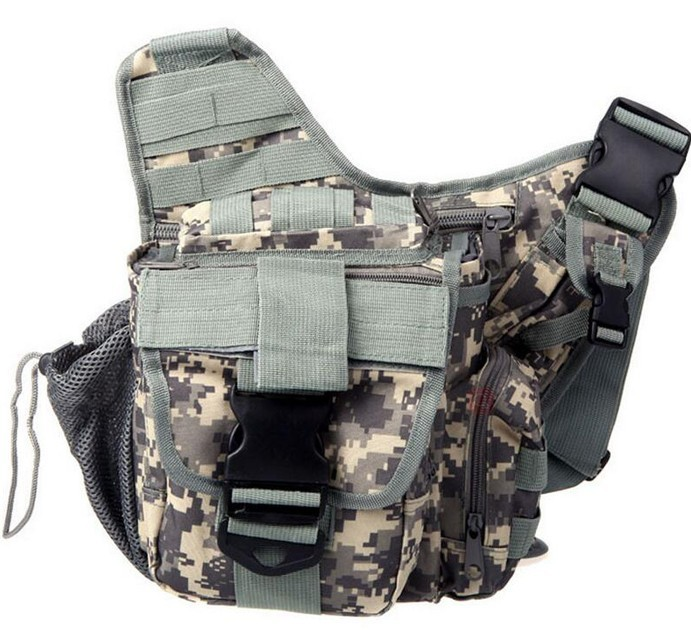 Універсальна тактична сумка через плече Tactic однолямкова військова сумка Піксель (863-pixel) - зображення 1