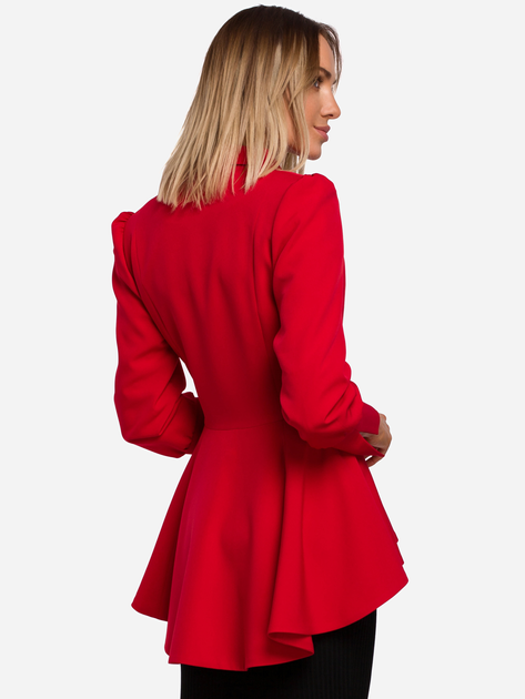 Піджак подовжений жіночий Made Of Emotion M529 XL Red (5903068490378) - зображення 2