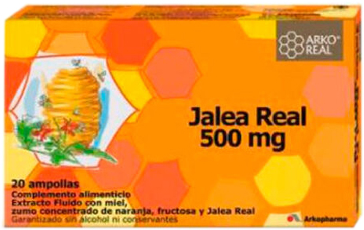 Suplement diety Arkopharma Arkoreal Royal Jelly 500 mg 20 ampułek (8428148280016) - obraz 1