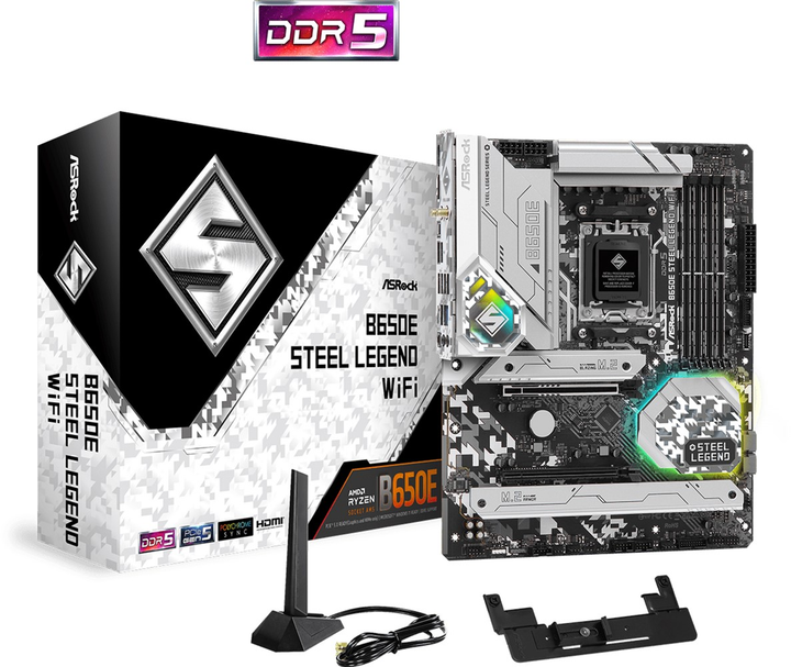 Płyta główna ASRock B650E Steel Legend WiFi (AM5, AMD B650, PCI-Ex16) - obraz 7