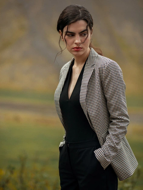 Marynarka damska Stylove S309 1201269 L Brązowa (5903887684897) - obraz 7