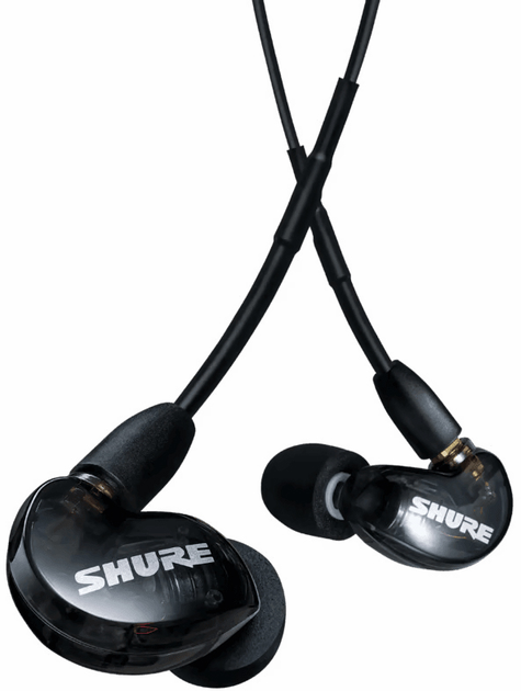 Słuchawki Shure Aonic 215 Black (SE215DYBK+UNI-EFS) - obraz 1