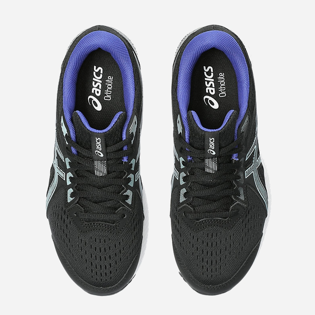 Жіночі кросівки для бігу ASICS Gel-Contend 8 1012B320-012 41. 5 (9. 5US) 26 см Чорний/Синій (4550456740914) - зображення 4