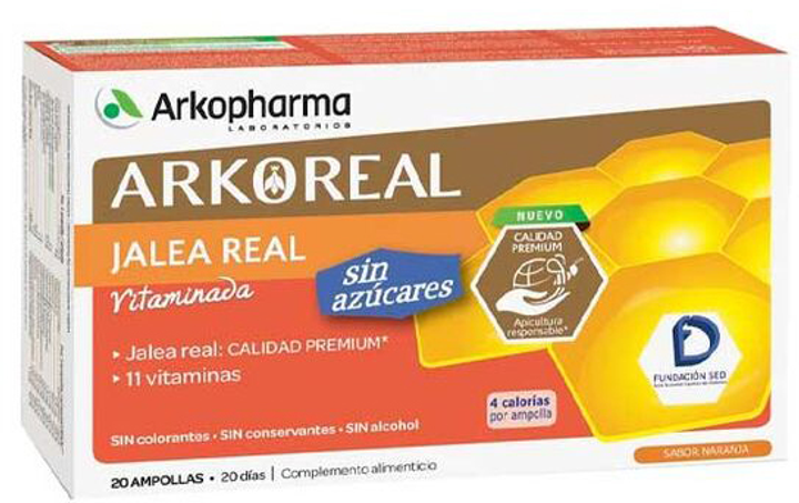 Suplement diety Arkopharma Arkoreal Jelly Light Low Sugar 1g 20 ampułek (8428148459627) - obraz 1