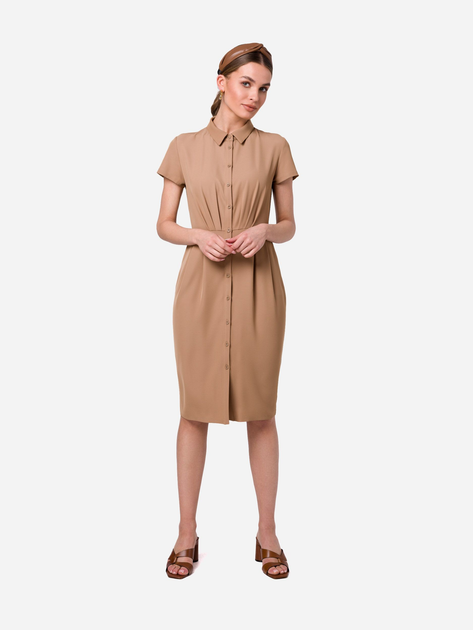 Плаття Stylove S335 1423634 2XL Beige (5905563702703) - зображення 1