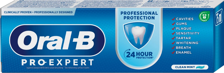 Зубна паста Oral-B Pro-Expert Professional Protection 75 мл (8700216106863) - зображення 1