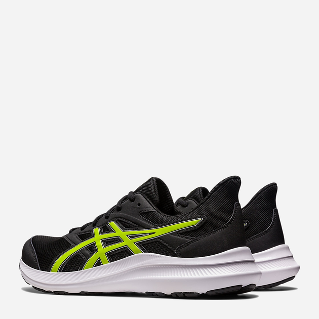Чоловічі кросівки для бігу ASICS Jolt 4 1011B603-003 42.5 (9US) 27 см Чорні з салатовим (4550456310490) - зображення 3